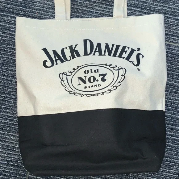 Jack Daniels Canvas Tote Bags for Bridal Showers - Picture 4 of 10